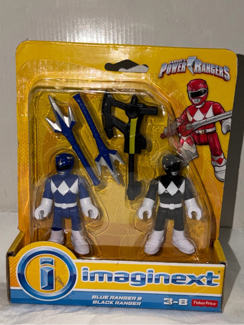 Fisher-Price Imaginext Blue & Black Power Rangers 2-Pack - Picture 1 of 11